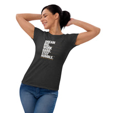 Load image into Gallery viewer, Women's T-shirt Fit Dream Big