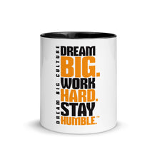 Load image into Gallery viewer, Mug with Color Inside Work Hard