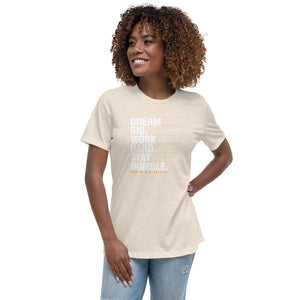 Women's T-Shirt Dream Big Level Up